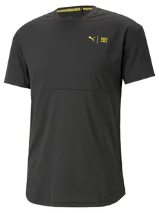 Puma Koszulka sportowa w kolorze antracytowym - Koszulki sportowe męskie - miniaturka - grafika 1