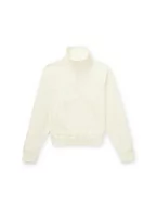 Bluzy dla dziewczynek - TOM TAILOR Dziewczęca bluza dziecięca, 12906 - Wool White, 128 cm - miniaturka - grafika 1