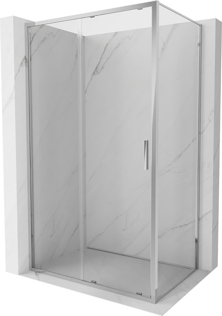 Mexen Exo kabina prysznicowa rozsuwana 180 x 110 cm, transparent, chrom - 8151-180-110-01-00