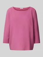 Koszulki i topy damskie - T-shirt z efektem prążkowania - miniaturka - grafika 1