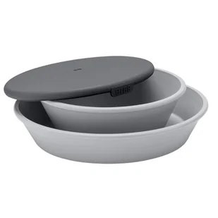 Bibs Dinner Plate Set Cloud Talerzyk Z Miseczką Z Pokrywką - Miseczki i talerzyki dla dzieci - miniaturka - grafika 1