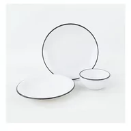 Serwisy obiadowe - 12-częściowy zestaw bílého ceramicznych naczyń My Ceramic Simply - miniaturka - grafika 1