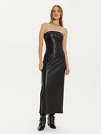 Sukienki - ONLY Sukienka z imitacji skóry Esther 15334722 Czarny Slim Fit - miniaturka - grafika 1