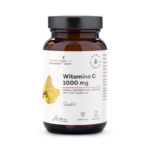 Witamina C 1000 mg 60 Kapsułek - Witaminy i minerały - miniaturka - grafika 1