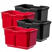 Skrzynki i torby narzędziowe - Pojemnik Magazynowy Pojemniki Warsztatowe 4x 16cm - miniaturka - grafika 1