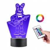 Lampy pozostałe - Lampka na Biurko Statuetka 3D Led Gra FNAF Bonnie - miniaturka - grafika 1