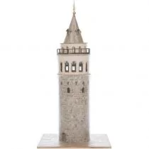 Składany Domek z Cegły 3D - Wieża Galata - Klocki - miniaturka - grafika 1