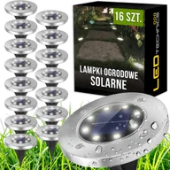 Lampy ogrodowe - 16x LAMPKA SOLARNA Gruntowa Dogruntowa Ogrodowa Najazdowa LED LAMPA WBIJANA - miniaturka - grafika 1