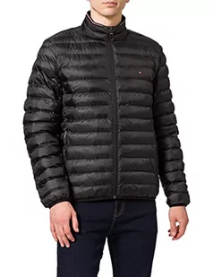 Tommy Hilfiger Męska kurtka okrągła, Czarny, XS - Kurtki męskie - miniaturka - grafika 1