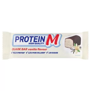 Protein M Batonik z masy twarogowej o smaku waniliowym z kolagenem 40 g - Desery mleczne - miniaturka - grafika 1