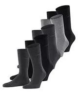 Skarpetki męskie - ESPRIT Mężczyźni Skarpety Solid-Mix 5-Pack M SO Bawełna jednokolorowe 5 Pak, Wielokolorowy (Sortiment 0030), 40-46 - miniaturka - grafika 1
