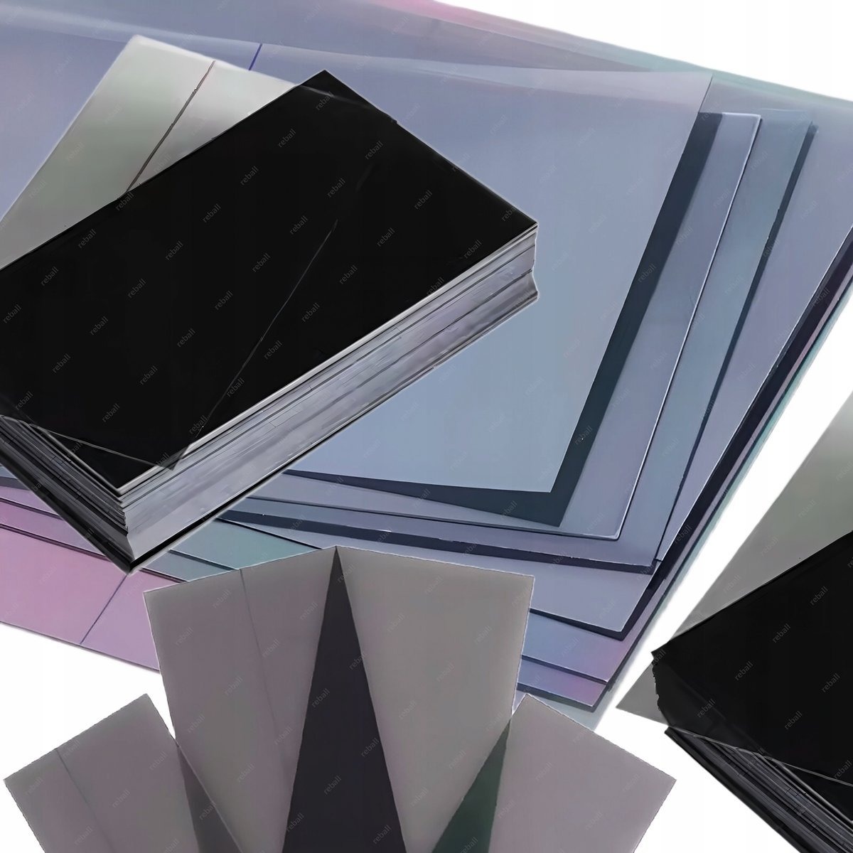 ZESTAW POLARYZATORÓW DO LCD TELEFONÓW EKRANÓW WYŚWIETLACZY MIX - 120szt.