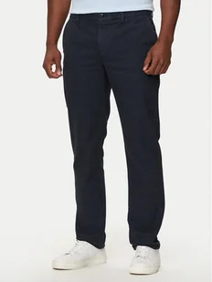 Tommy Hilfiger Chinosy Denton MW0MW35644 Granatowy Straight Fit - Spodnie męskie - miniaturka - grafika 1