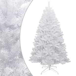 vidaXL Sztuczna choinka zawiasowa, ośnieżona, 270 cm - Choinki - miniaturka - grafika 1