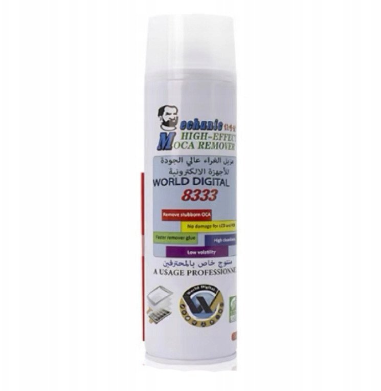 Rosfix 8333 ZMYWACZ ŚRODEK DO USUWANIA KLEJU OCA LOCA LCD OLED SPRAY 550ML