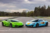 Czasopisma - Pojedynek Lamborghini Huracan vs McLaren 570GT - Tor Wrocław (Krzywa) - miniaturka - grafika 1
