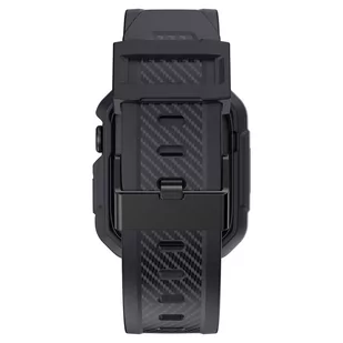Kingxbar CYF106 2w1 pancerne etui Apple Watch SE, 8, 7, 6, 5, 4, 3, 2, 1 (41, 40, 38 mm) z paskiem szare - Akcesoria do smartwatchy - miniaturka - grafika 4
