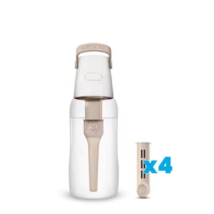 Butelka filtrująca Dafi SOLID 0,5 l cappuccino z 4 filtrami - Butelki filtrujące - miniaturka - grafika 1