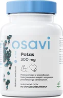 Suplementy naturalne - OSAVI Potas 300mg (Wsparcie mięśni, prawidłowego ciśnienia krwi) 90 Kapsułek wegańskich - miniaturka - grafika 1