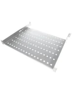 Pozostałe akcesoria sieciowe - Półka stała 19&quot; 1U głęb. 650mm, kolor szara, 4 punkty mocowania - miniaturka - grafika 1