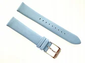 Akcesoria do zegarków - Pasek Michael Kors MK2739 niebieski skórzany 18 mm oryginalny - miniaturka - grafika 1