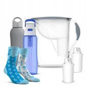 Butelki filtrujące - Dafi Zestaw nr5 Butelka Termiczna + Dzbanek + Butelka+ PREZENT Skarpetki - miniaturka - grafika 1