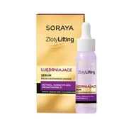 Serum do twarzy - Soraya Złoty Lifting Ujędrniające serum przeciwzmarszczkowe 50+ 30ml - miniaturka - grafika 1