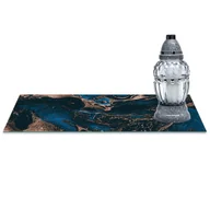 Lampiony i znicze - SZKLANA PODSTAWKA POD ZNICZE z dedykacją 60x30cm Farba 394d - miniaturka - grafika 1