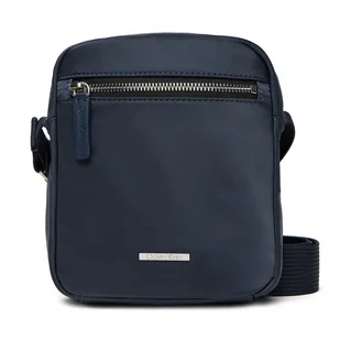 Saszetka Calvin Klein Sleek Nylon Reporter LV04D3176G Granatowy - Torby męskie - miniaturka - grafika 1