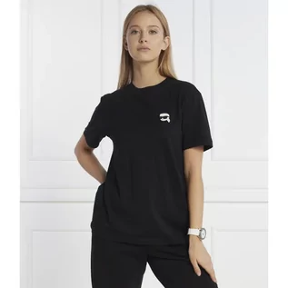 Koszulki i topy damskie - Karl Lagerfeld T-shirt ikonik 2.0 | Oversize fit - grafika 1