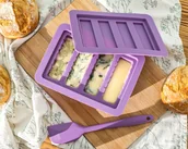 Księgarnia OUTLET - Foremka silikonowa do MASŁA, BATONÓW, MYDŁA - miniaturka - grafika 1