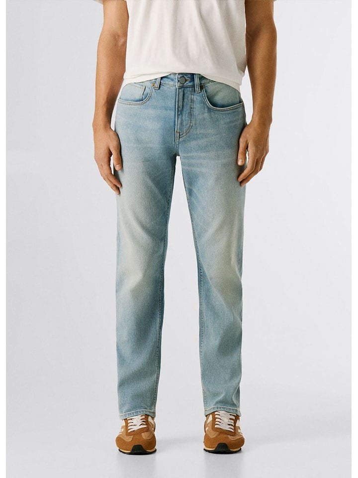 Pepe Jeans Dżinsy - Regular fit - w kolorze błękitnym
