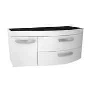 Szafki łazienkowe - Szafka łazienkowa pod umywalkę Devo Vena 2.0 110 cm prawa arctic white VE2-SU1D2SP-1-F01L65 - miniaturka - grafika 1