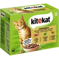 Mokra karma dla kotów - Kitekat Wielopak Uczta myśliwska w sosie 12 x 85 g - miniaturka - grafika 1