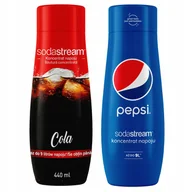 Syropy i koncentraty owocowe - Zestaw 2 koncentratów SodaStream Cola+Pepsi - miniaturka - grafika 1