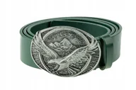 Paski - Pasek skórzany BÓR HUNTER FOREST - Mountain Eagle Silver-110 - miniaturka - grafika 1