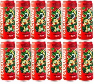 12x Woda kokosowa COCONAUT z sokiem arbuzowym 320 ml - Woda - miniaturka - grafika 1