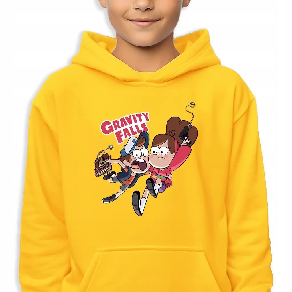 Bluza Dziecięca Z Kapturem Bawełniana 128 Cm Mabel&Dipper Różne Wzory