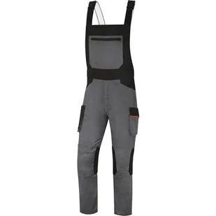 Delta Plus Ogrodniczki robocze Mach2 z poliestru i bawełny ciemnoszare 5XL M2SA3 M2SA3GG5X M2SA3GG5X - Odzież robocza - miniaturka - grafika 1