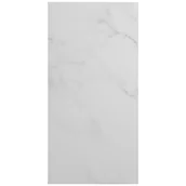 Panele ścienne i boazeria - Panele ścienne XPS wodoodporne do łazienki ryflowane PS biały marmur 60x120cm - miniaturka - grafika 1