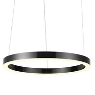 Lampy sufitowe - Step into design Circle lampa wisząca czarna ST-8848-80 black - Step Into Design ST-8848-80 black - miniaturka - grafika 1