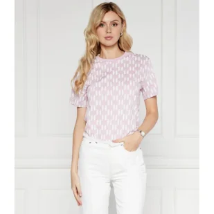 Karl Lagerfeld T-shirt | Relaxed fit - Koszulki i topy damskie - miniaturka - grafika 1