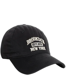 Czapka z daszkiem unisex z haftem BROOKLYN - Czapki damskie - miniaturka - grafika 1