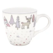 Kubki dla dzieci - Biało-różowy kubek z kamionki Green Gate Kids - miniaturka - grafika 1