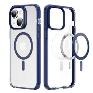 Dux Ducis Clin2 etui iPhone 14 magnetyczny pokrowiec MagSafe niebieskie - Etui i futerały do telefonów - miniaturka - grafika 2