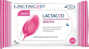 Lactacyd Lactacyd Pharma Sensitive zestaw Żel do higieny intymnej 250 ml + chusteczki do higieny intymnej 15 szt - Chusteczki do higieny intymnej - miniaturka - grafika 1