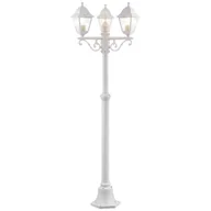 Lampy ogrodowe - Zewnętrzna lampa stojąca Nissie 90995A05 Brilliant latarnia biała - miniaturka - grafika 1