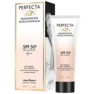 Kremy do twarzy - Perfecta Skin Małgorzata Kożuchowska krem ochronny SPF 50+ do twarzy, szyi i dekoltu - miniaturka - grafika 1