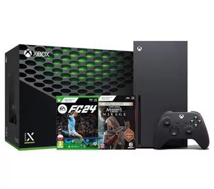 Xbox Series X z napędem - 1TB - Assassin’s Creed Mirage - EA SPORTS FC 24 - Konsole Xbox - miniaturka - grafika 1