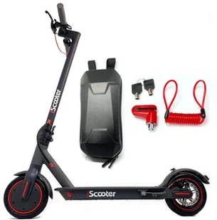 Hulajnoga Elektryczna Iscooter 20km/h 800w +Zapięcie Torba 50km - Hulajnogi elektryczne - miniaturka - grafika 1